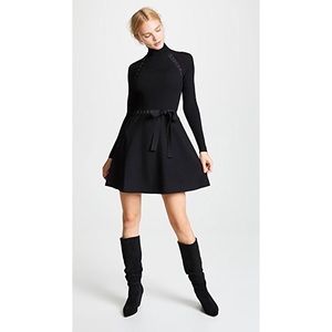 Red Valentino turtleneck dress